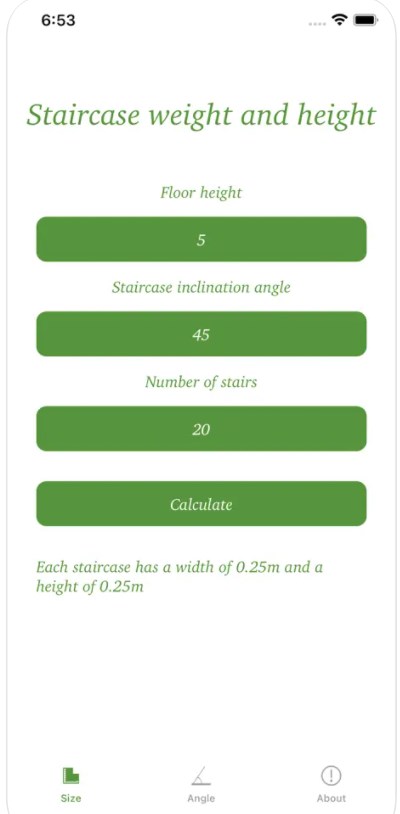 StaircaseSizeAngle软件安卓版下载v1.1.2