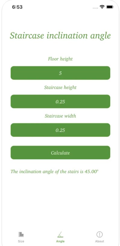 StaircaseSizeAngle软件安卓版下载v1.1.2