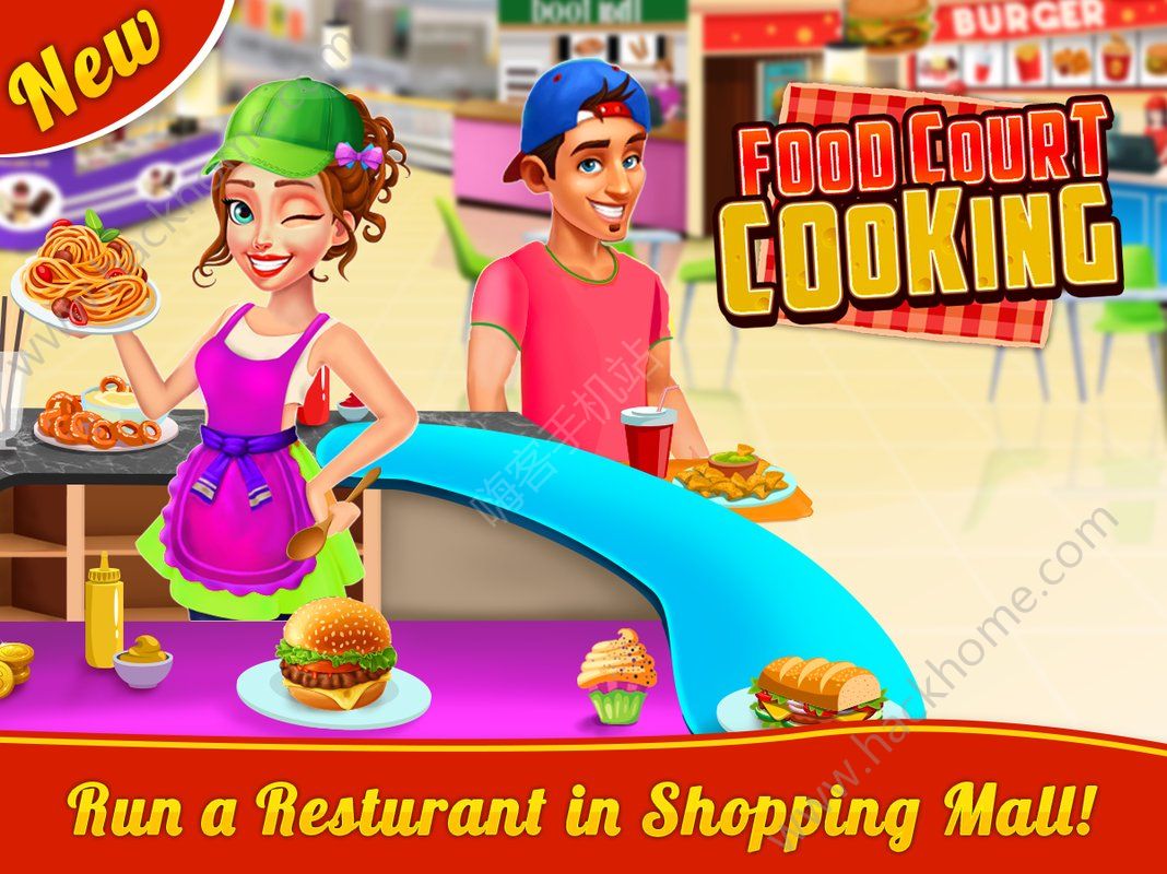 美食广场烹饪官方中文安卓版（Food Court Cooking Game）v1.0