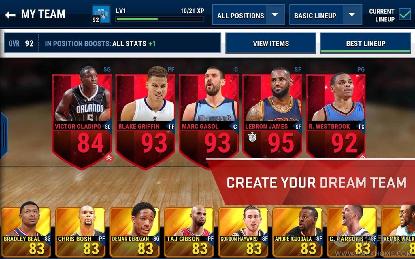 NBA LIVE Mobile手机官网免费版下载v1.0.6