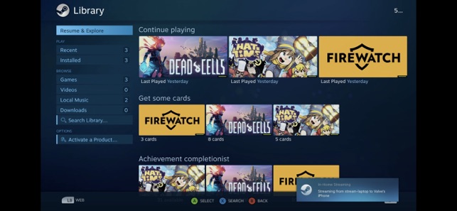 Steam Link app手机版ios版（Steam流式盒）v1.1.0