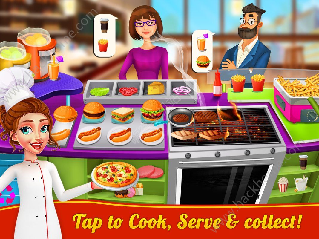 美食广场烹饪官方中文安卓版（Food Court Cooking Game）v1.0