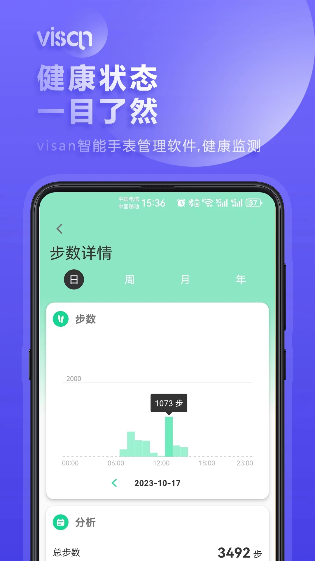 visan smart手表健康管理软件下载v1.0.0