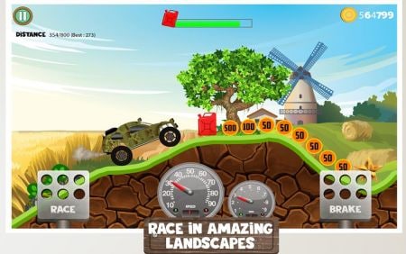 汽车爬坡越野游戏手机版（Ben Alien hill climb）v1.4