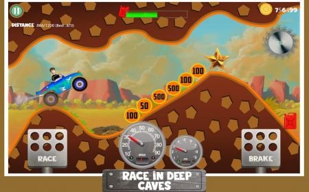 汽车爬坡越野游戏手机版（Ben Alien hill climb）v1.4