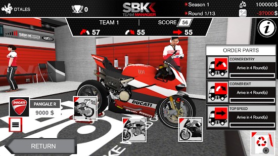 SBK摩托经理免费游戏安卓版下载（SBK Team Manager）v1.1.4