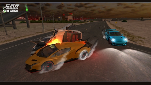 Night Car Crash Open City游戏安卓版下载v1.222