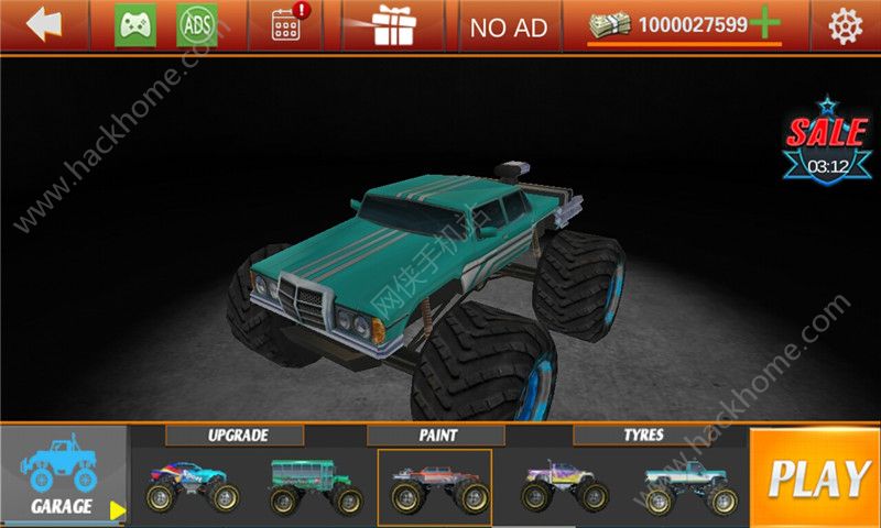 沙滩车竞技赛安卓版（Angry Truck Canyon Hill Race）v1.1