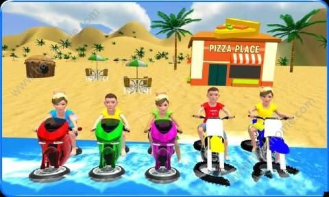 多人水上摩托车中文安卓版（Kids Water Surfing Bike）v1.1