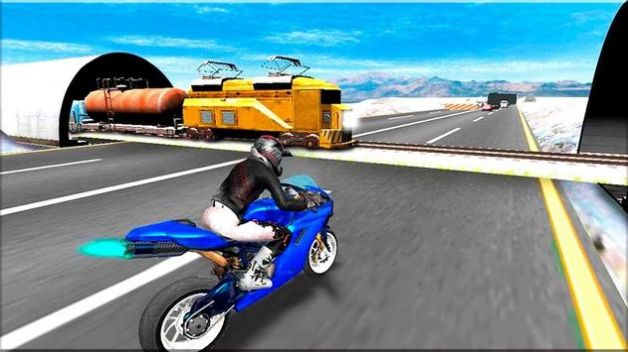 超级3D公路自行车特技游戏手机版（Super 3D Highway Bike Stunt）v1.6