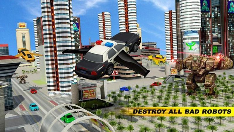 汽车人变身游戏安卓版（Police Car Transformer Robot）v1.1.3