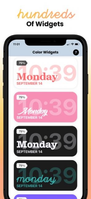 Color Widgets苹果版app免费下载v1.1