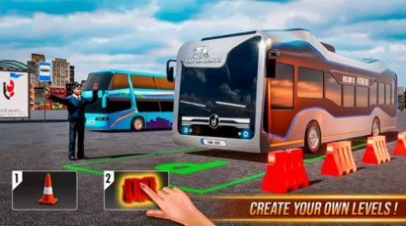 现代巴士车道停车场3D游戏官方最新版（Modern Bus Drive Parking 3D）v2.93.4