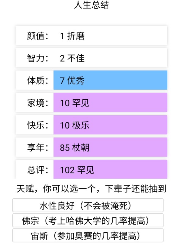 liferestart.syaro游戏官方最新版v3.7