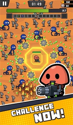 骰子头英雄幸存者游戏安卓版下载（DicHead Hero Survival.io）v1.0.02