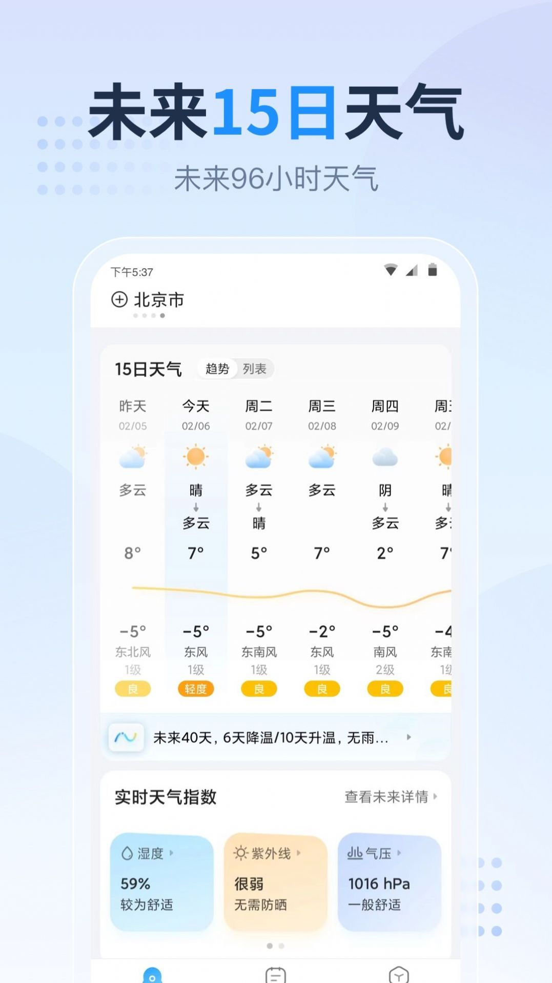 广东本地天气预报app手机版下载v1.0.0