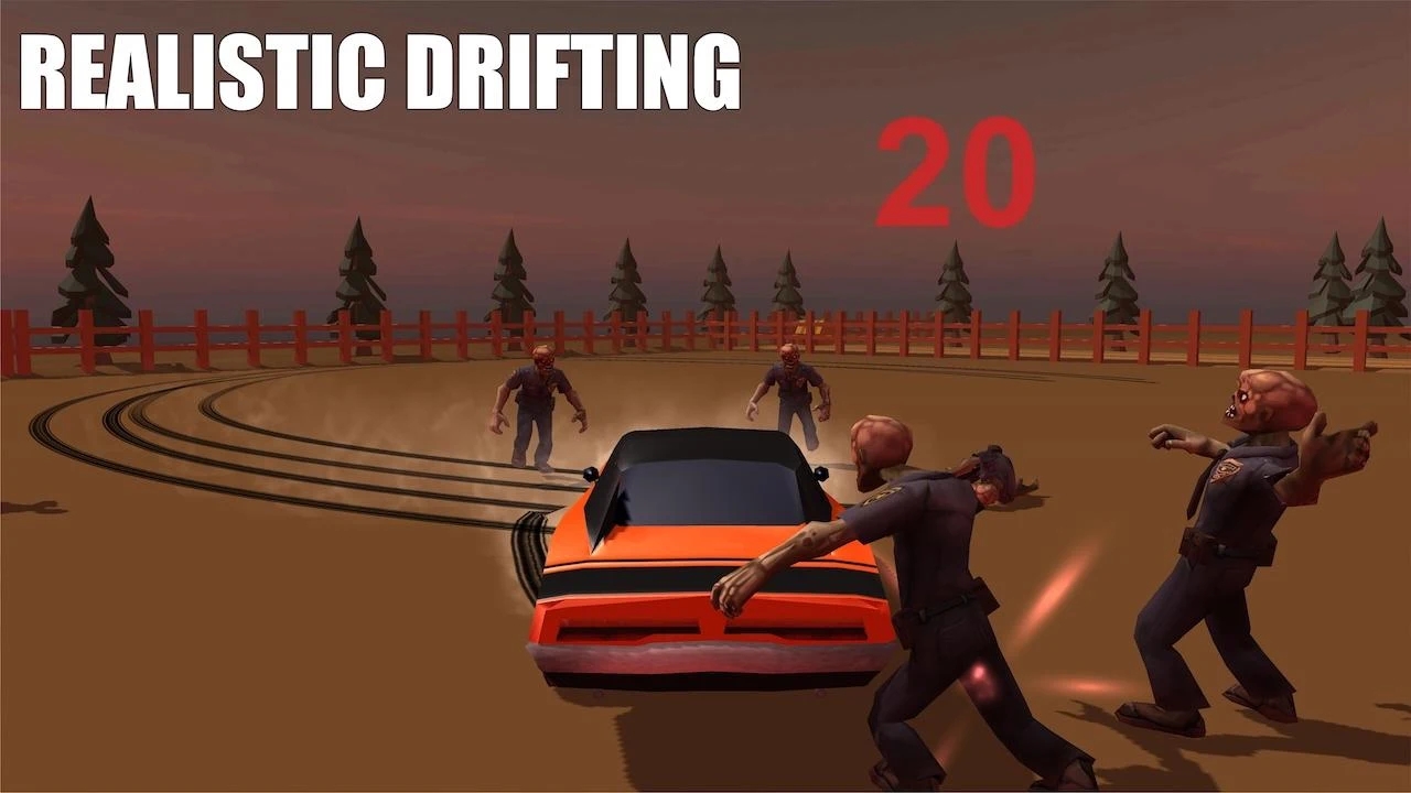 Drift Car Smash Zombies游戏中文版v1.2