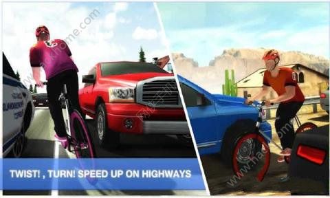 公路自行车安卓游戏中文版下载（Bicycle Highway Rider）v1.2