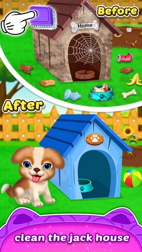 宠物护理沙龙中文版安卓版下载（Puppy Salon Daycare Rescue）v4.8