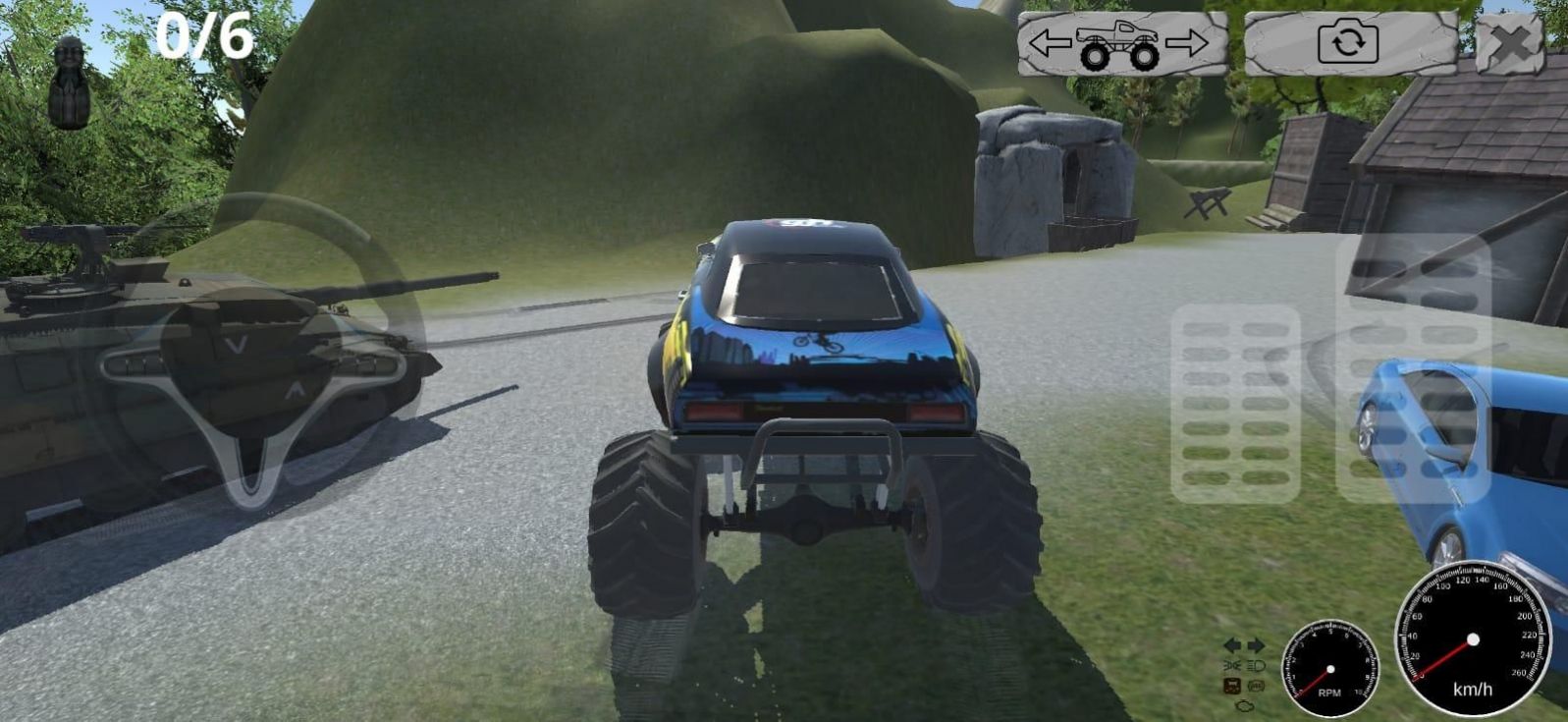 岛上的怪物卡车游戏手机版（Monster Truck On The Island）v1.0