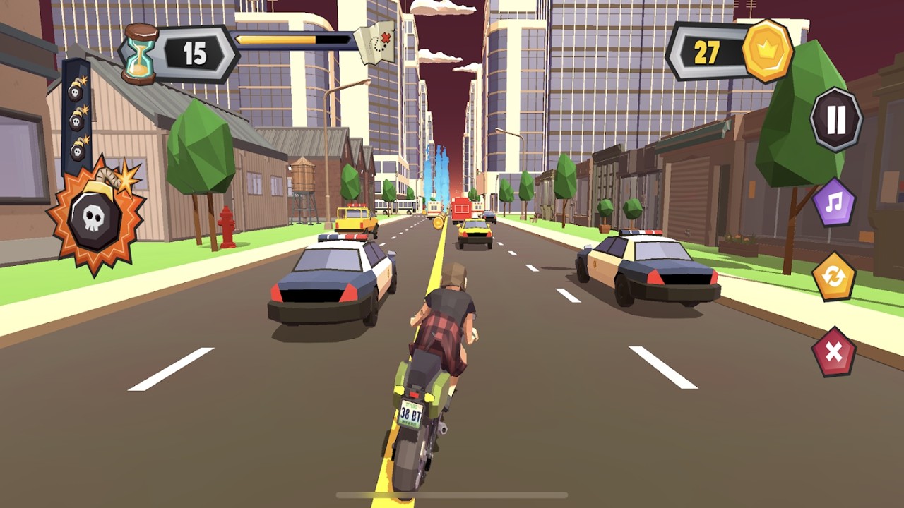 混乱交通摩托车骑士游戏最新安卓版（Chaos Traffic Motorbike Rider）v1.0