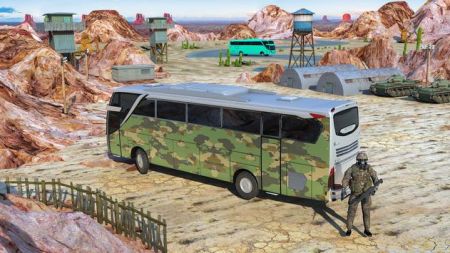 军用客车模拟器官方版安卓游戏（TGS Army Coach）图片1