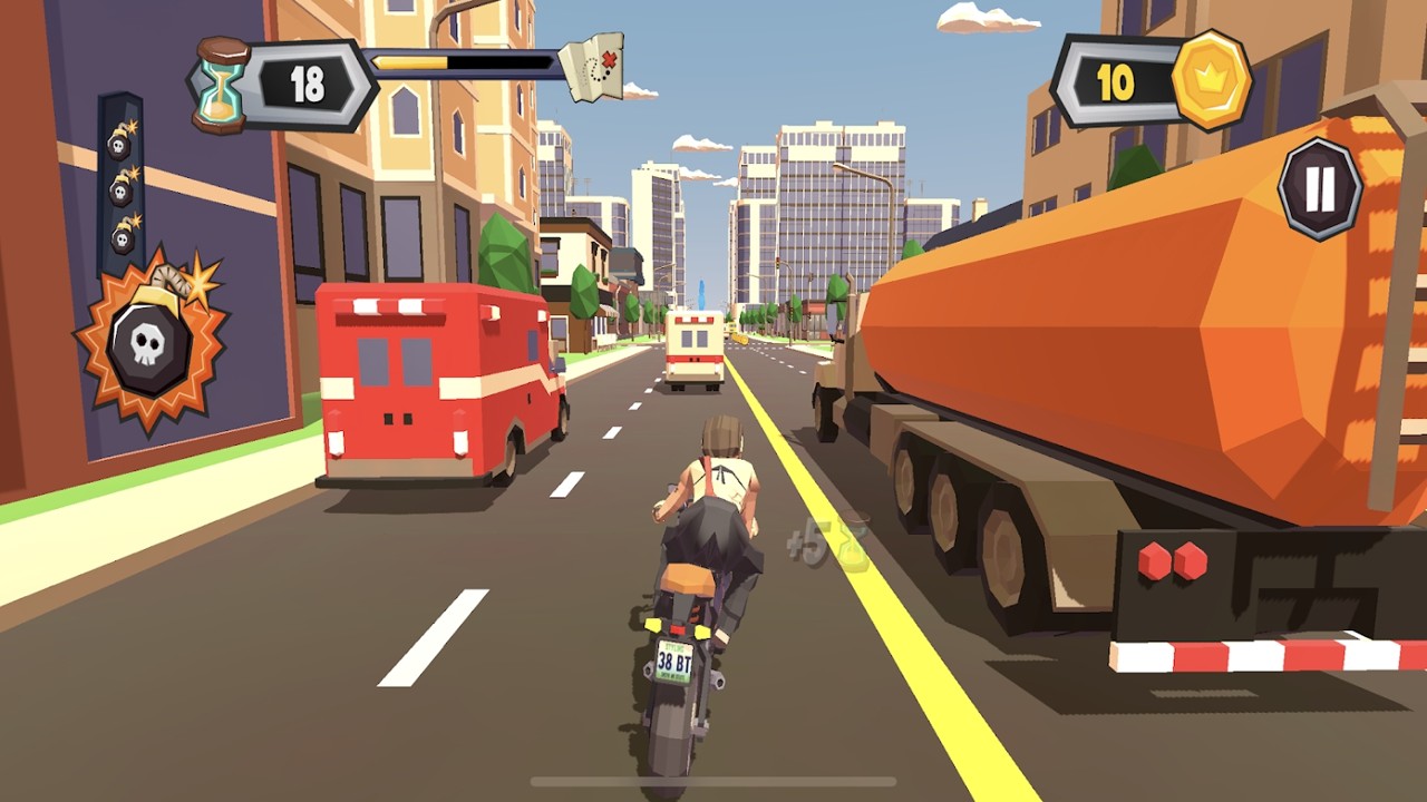 混乱交通摩托车骑士游戏最新安卓版（Chaos Traffic Motorbike Rider）v1.0