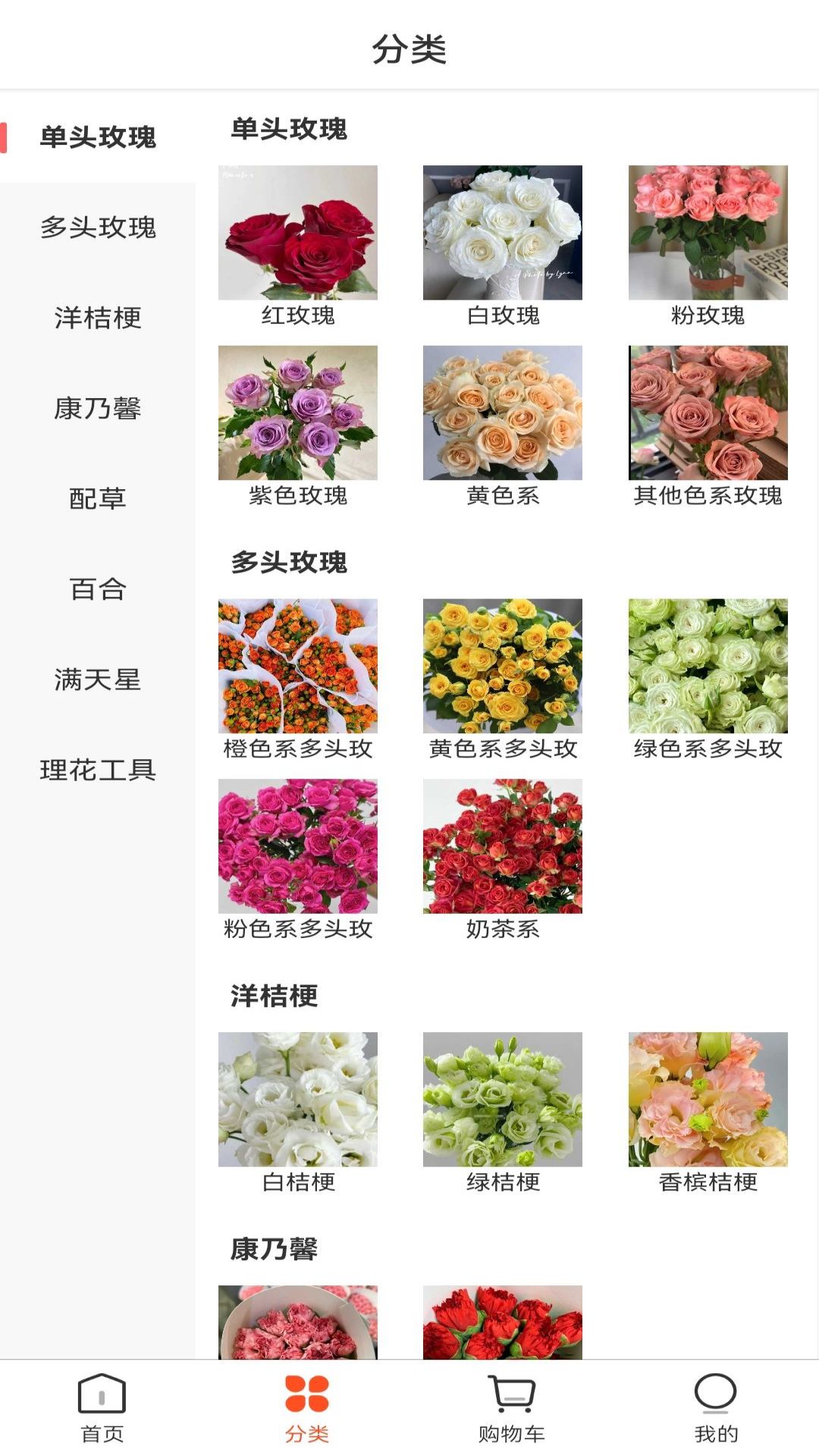 花卉经销运营交互系统图片1