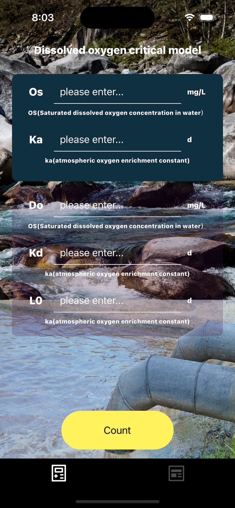 Wastewater oxygen calculation影视官方版下载v1.1.0