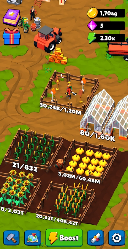 我的闲置农场游戏安卓版（Idle Farm Town）v0.72