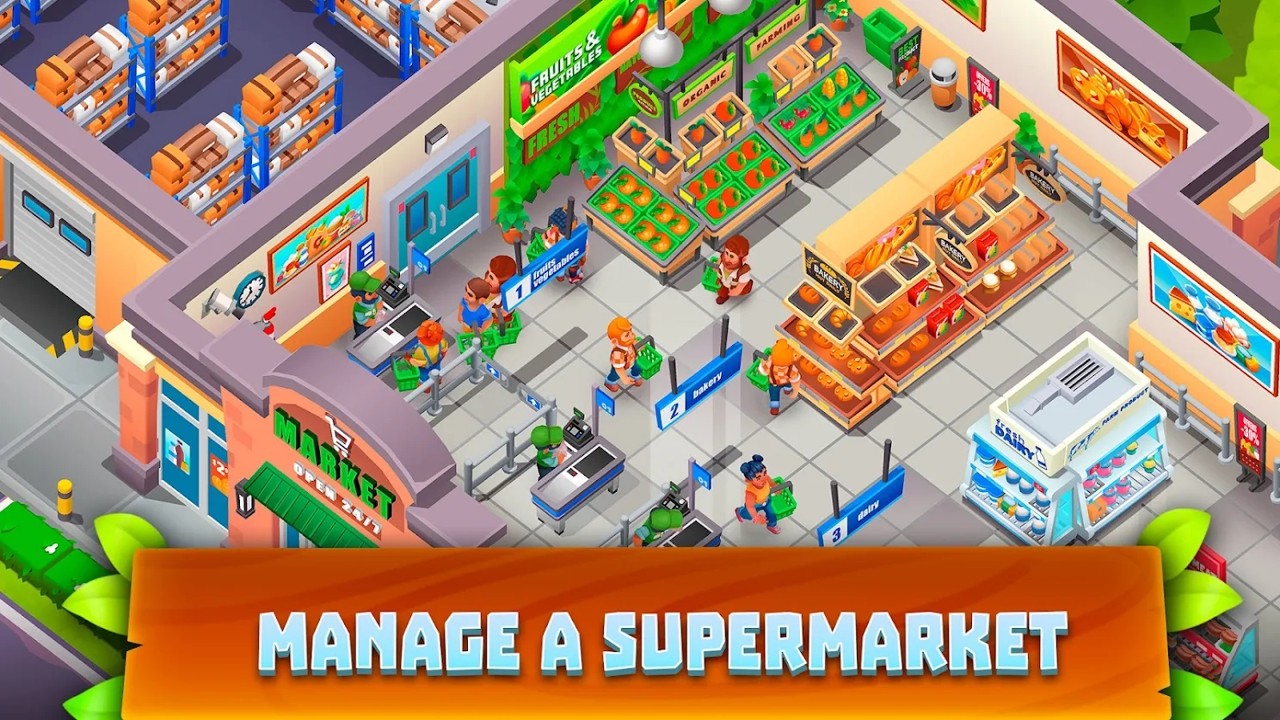 超市村农家镇游戏中文版（Supermarket Village）v0.9.0