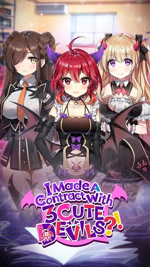 我和恶魔的契约游戏中文版（I Made A Contract with 3 Cute Devils）v2.1.11