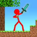 工艺世界中的火柴人之战游戏最新版下载（Stickman Battle In Craft World）3.1.6