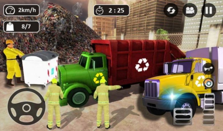 垃圾车行驶游戏中文安卓版（Garbage Trash Truck Driving）v5.0