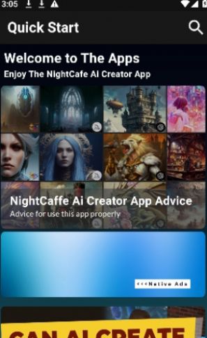 NightCaffe Ai Creator Advice绘画软件app下载v1.1.2