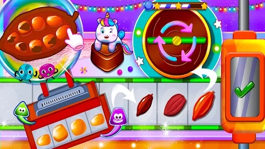 巧克力店中文版游戏安卓版下载（Choco Candy Factory Maker Game）v1.1