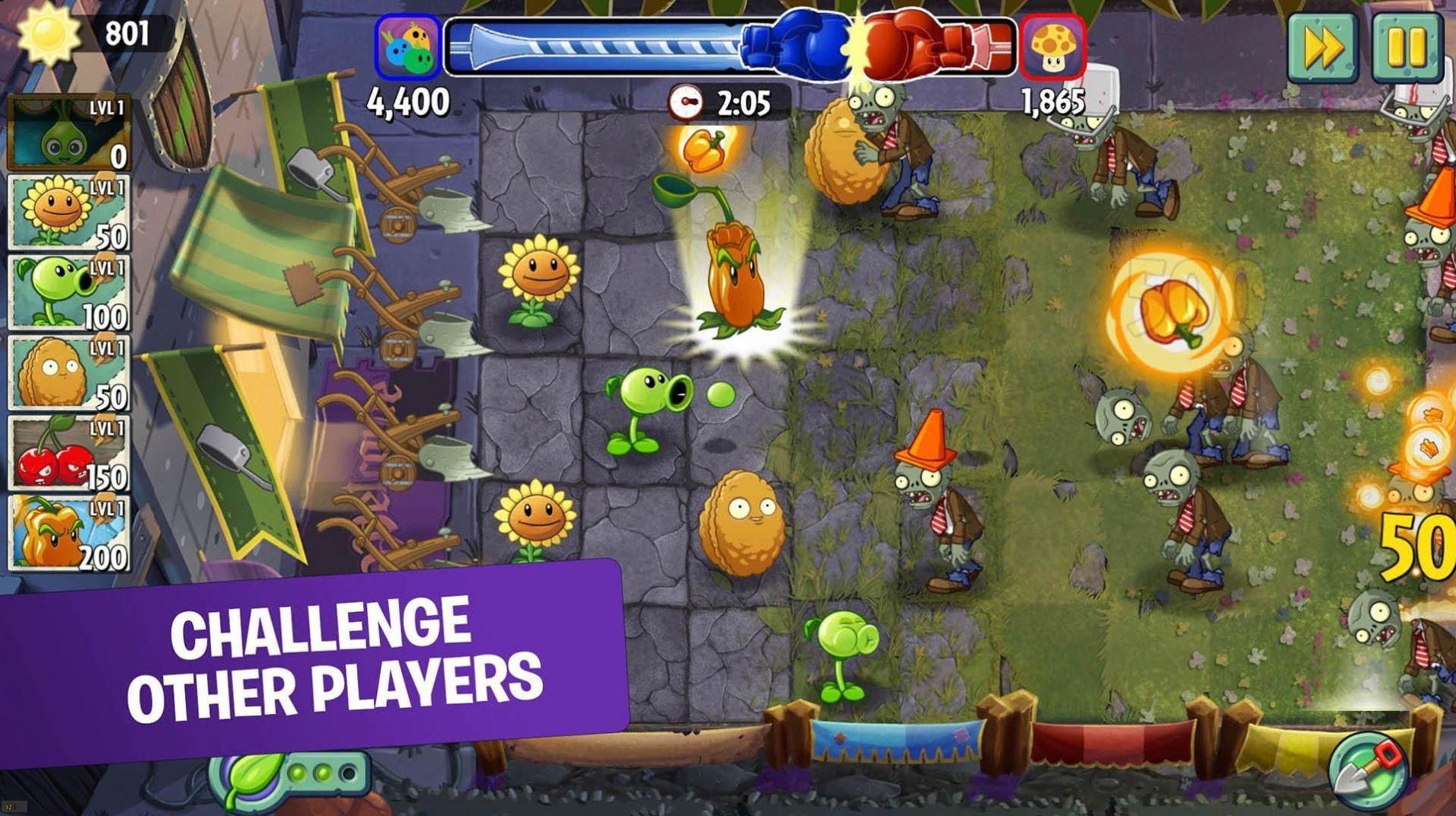 pvz2全植物5阶0阳光存档下载图片1