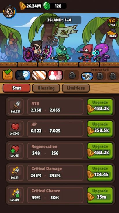 Idle RPG Adventure Hero安卓中文版下载v2.0.1