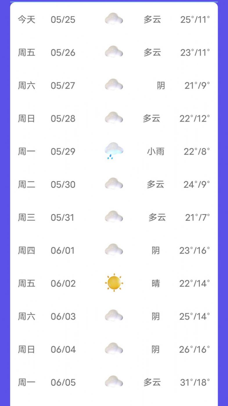 新月天气预报app手机版下载v20230525