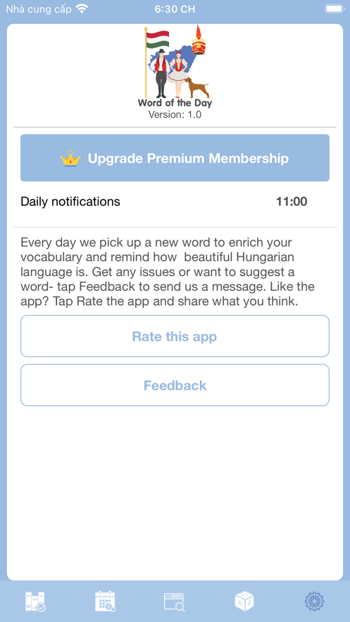 Hungarian - Word of the Day单词学习app官方下载v1.0