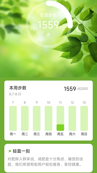 轻盈计步app安卓版下载v2.0.1